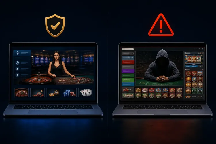 NineCasino oficial vs. clon fraudulento: aprende a distinguirlos